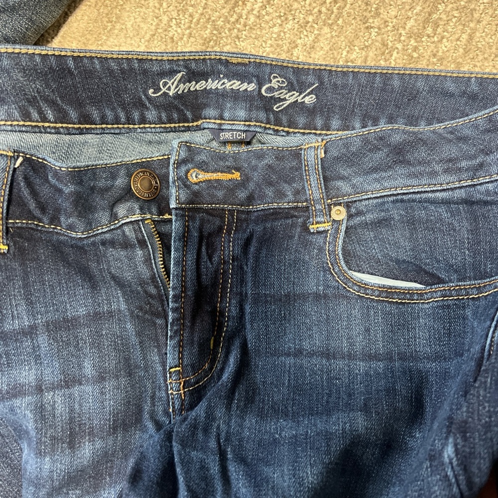 American Eagle Outfitters Women's Blue Jeans